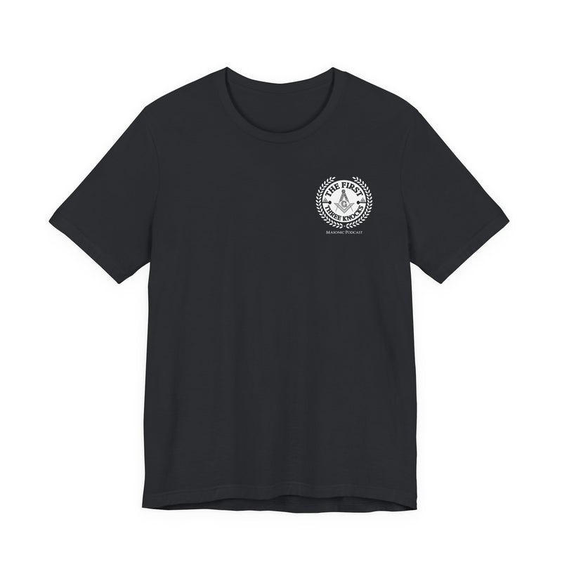 The First Three Knocks Podcast Tee