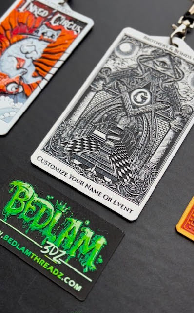 Custom 3D Printed Badges