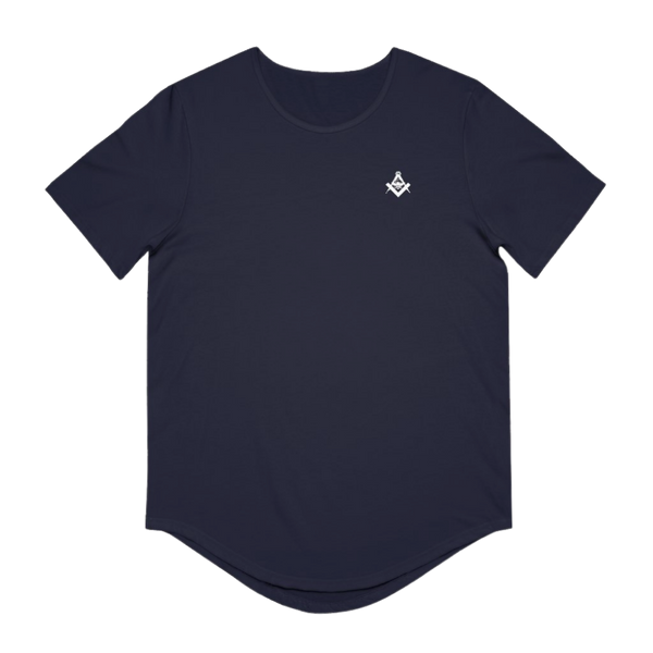 S&C Curved Hem Tee (White Crest)