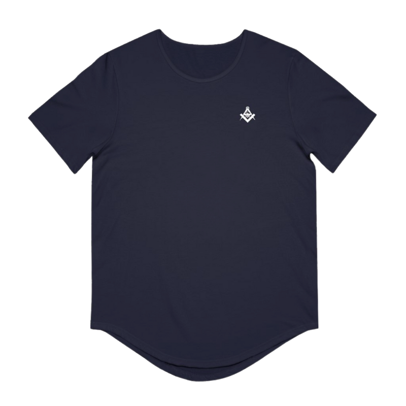 S&C Curved Hem Tee (White Crest)