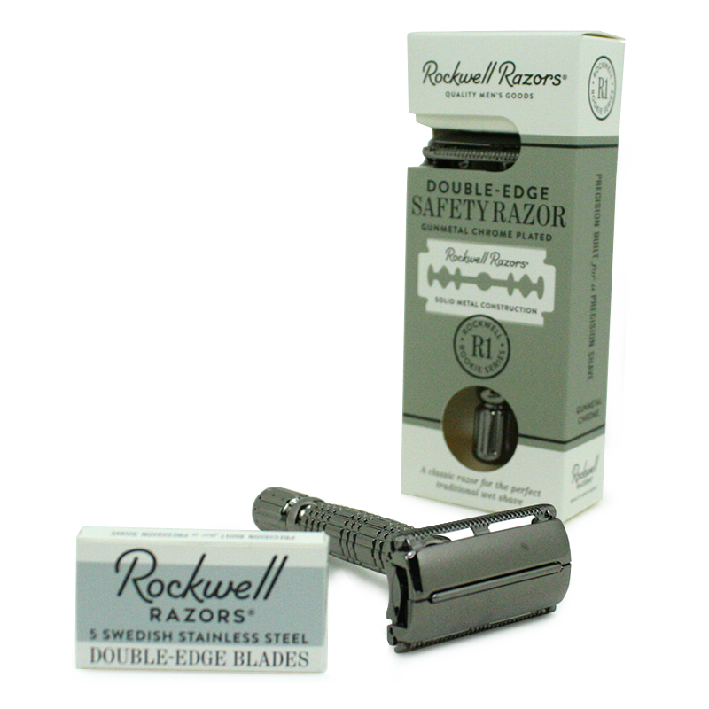 Gunmetal Chrome Plated Safety Razor - Brothers & Bonds Co.