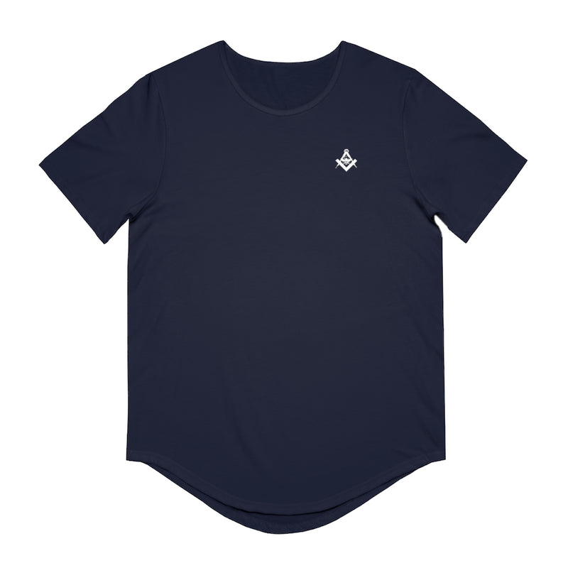 S&C Curved Hem Tee (White Crest)