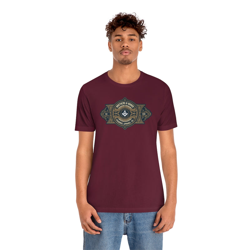 tobacco band shirt Rockhouse RHCPM252 'Tobacco and Cigars' Dark Beige and Black Button Up Short Sleeve Range of color options. 4/20 is here! Get our
