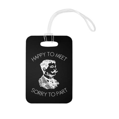 Gentleman Luggage Tag